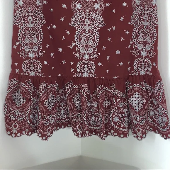 Anthropologie Feather Bone Ynez Eyelet Tunic Dress - Picture 4 of 10